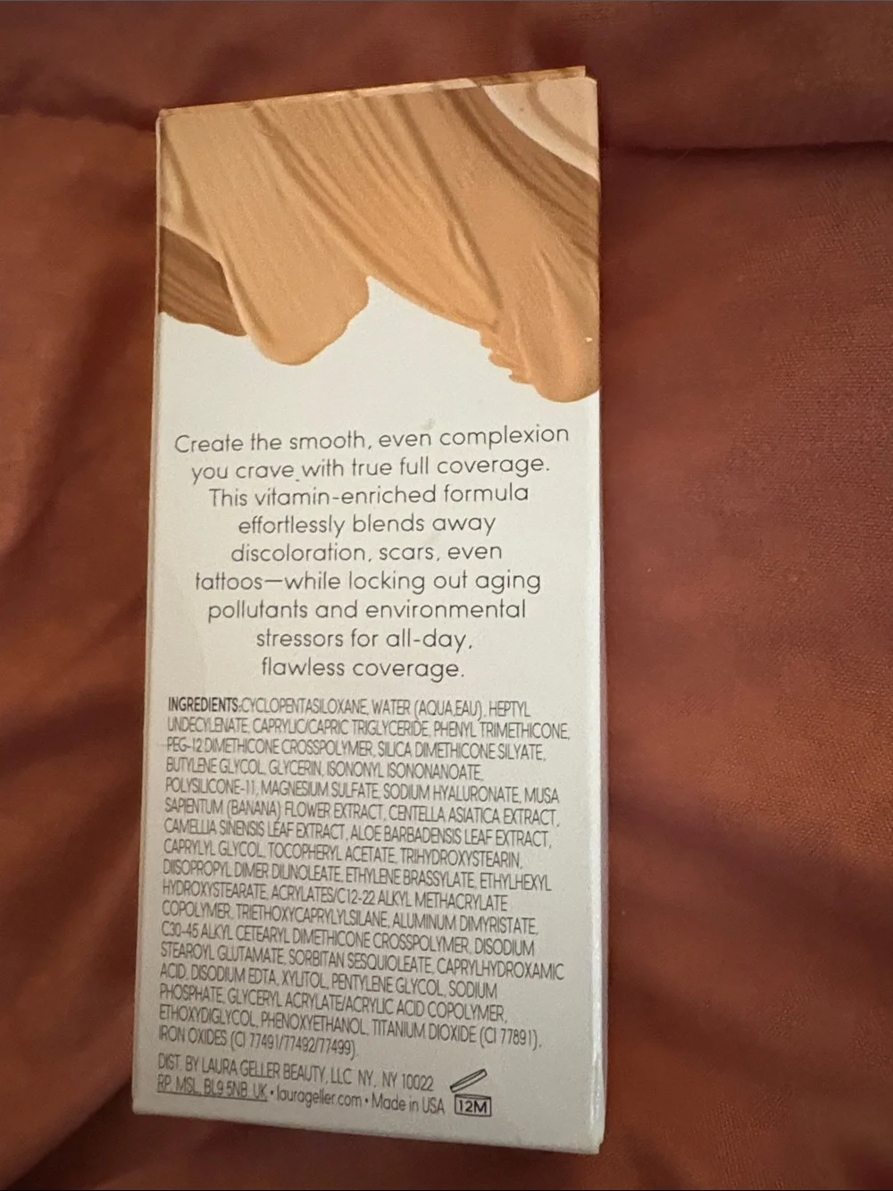 Laura Geller Cover Lock Cream Foundation —Honey